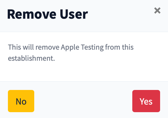 confirm delete