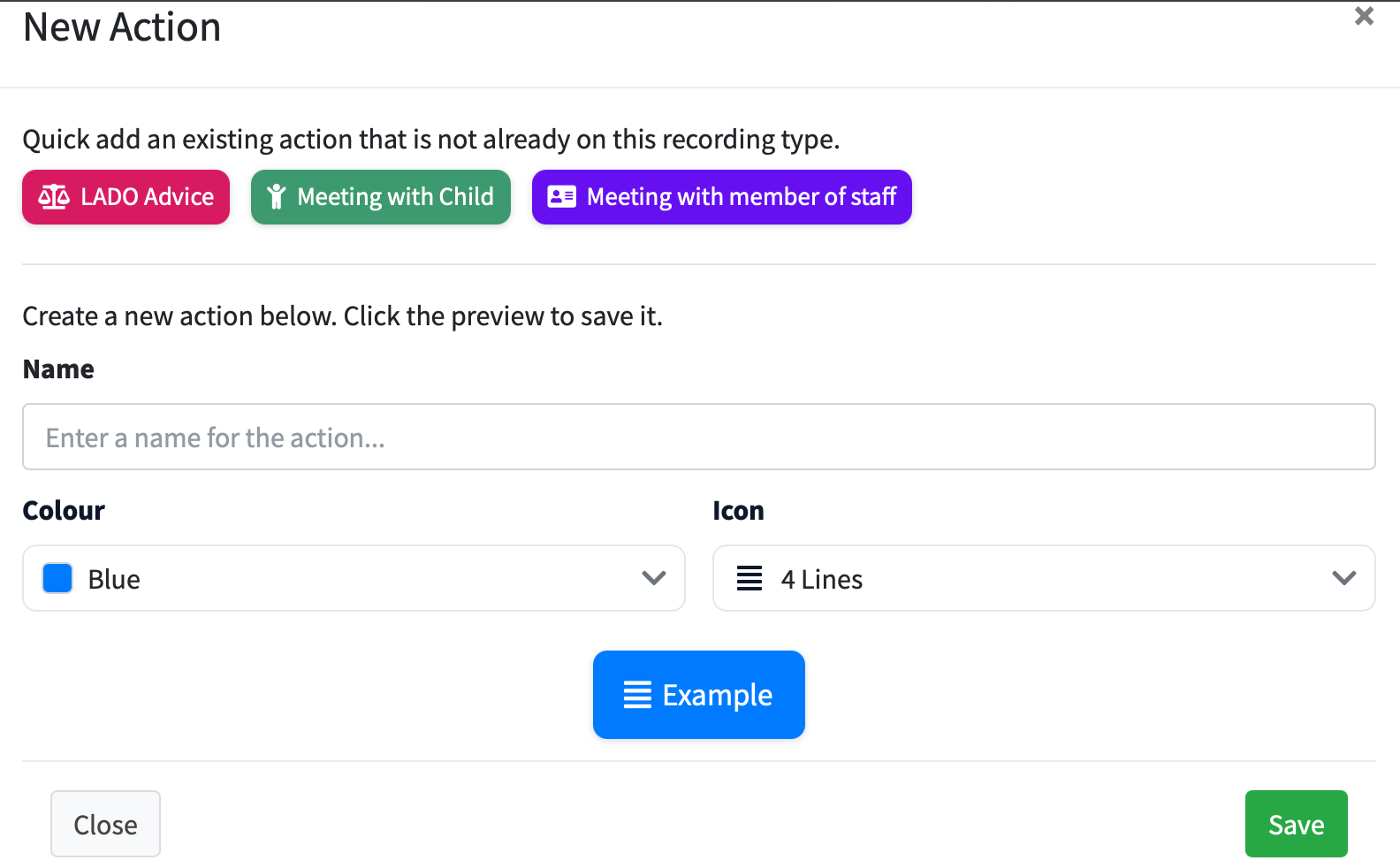 add action