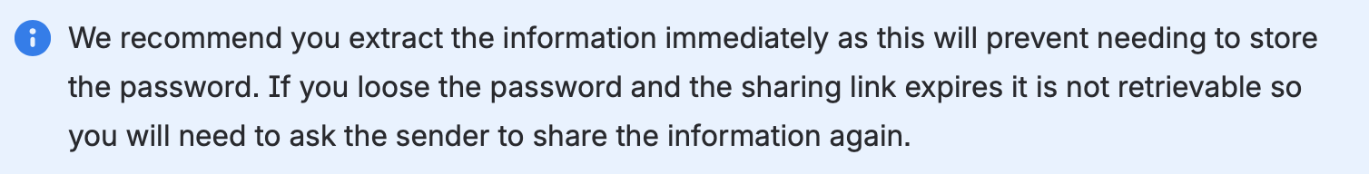 information