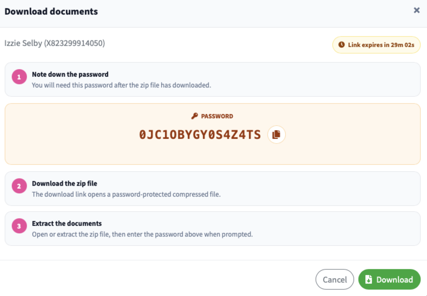 download documents