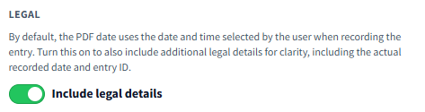 legal