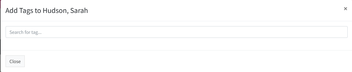 Search tags