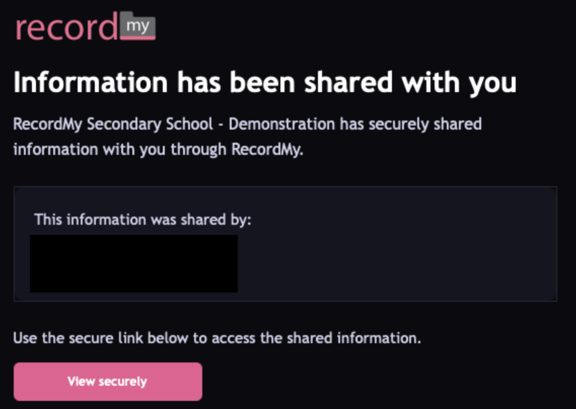 shared information