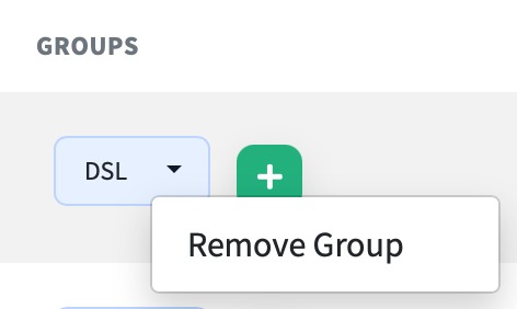 remove group
