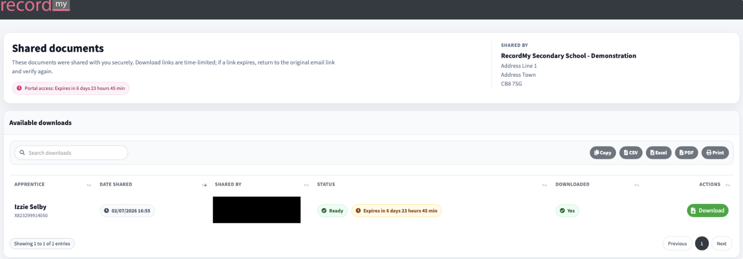 external sharing community